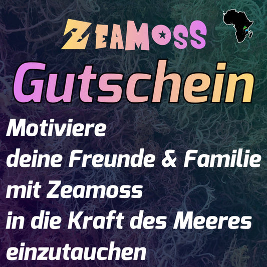 Wertgutschein für Sea Moss Produkte aus Tansania